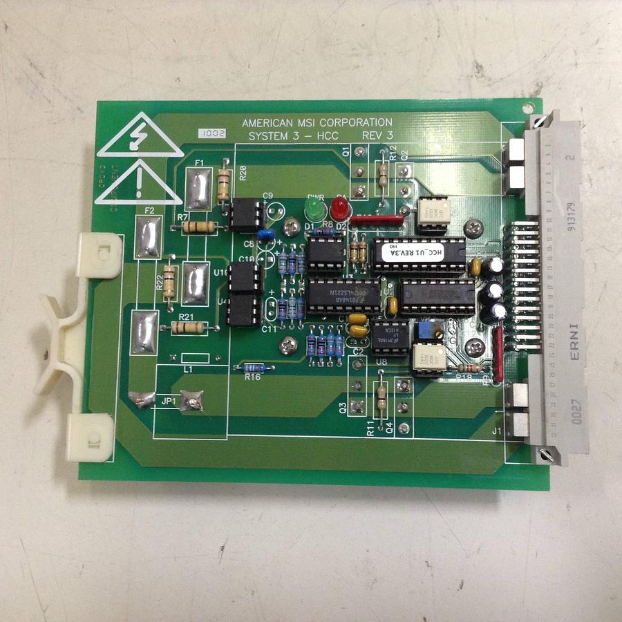 Used AMERICAN MSI Control Board C3201.010.045 Used