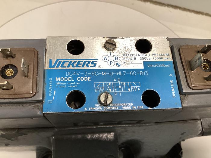 Used VICKERS DG4V-3-6C-M-U-HL7-60-B13