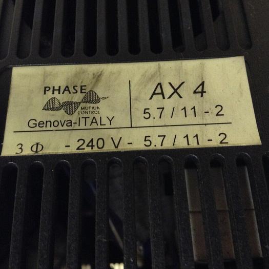 Used PHASE MOTION CONTROL Brushless Motor Control AX4 AX-4 USED