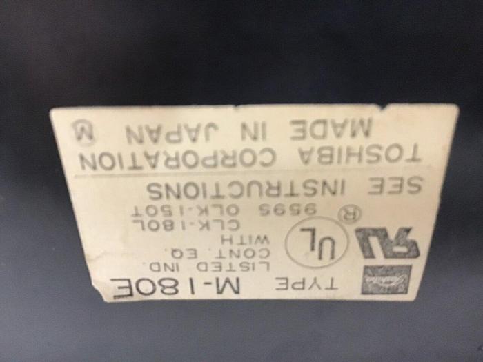 Used TOSHIBA Magnetic Contactor C-180E #140842