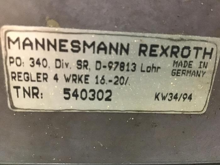 Used REXROTH Valve 4WRAP 6 W7-04-20/24K4/M Used #140839