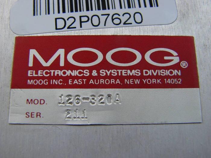 Used MOOG Control 126-320A Used