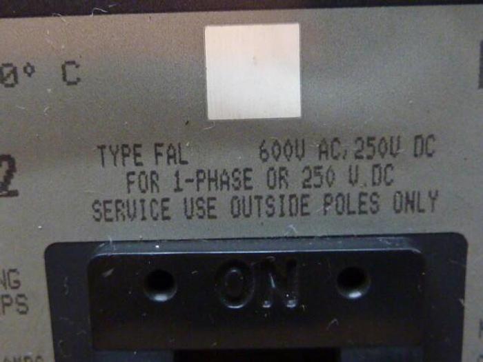 Used SQUARE D 30 Amp Circuit Breaker FAL360301212 #32004