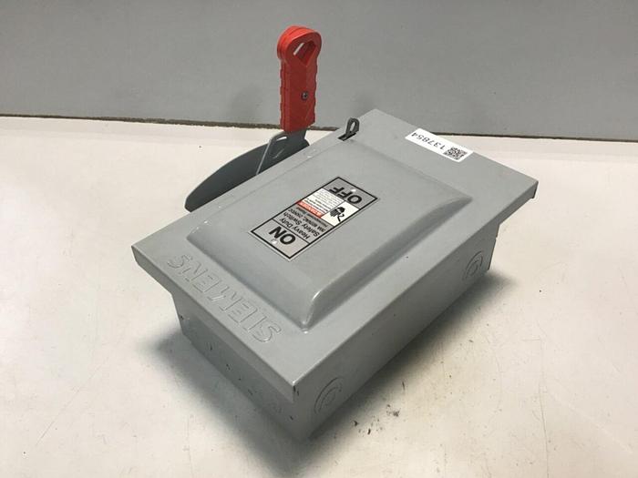 Used SIEMENS 30 Amp Safety Disconnect Switch HNF361 VBII #65445