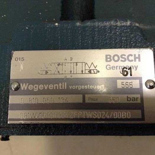 Used BOSCH Valve 0 810 050 134 #80609