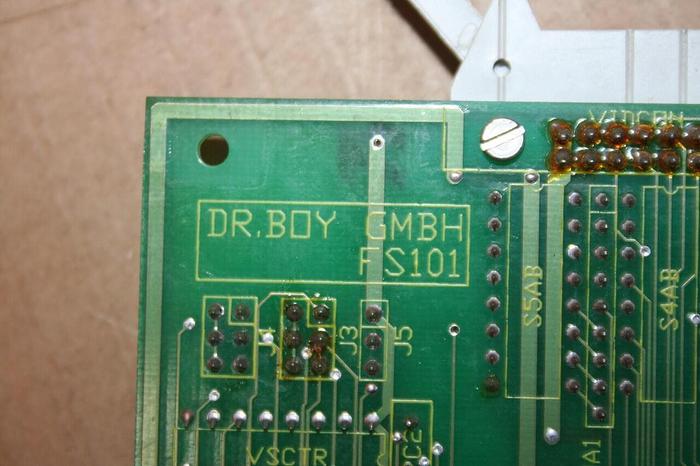 Used BOY MACHINES Video Card Circuit Board 9626321 Used