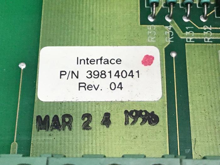 Used INGERSOLL RAND Interface Board 39180732 #127510