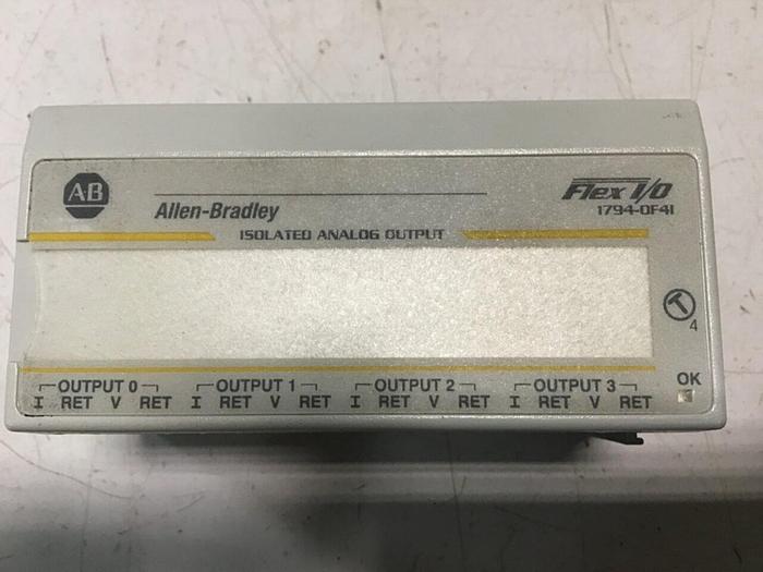Used ALLEN BRADLEY Output Module 1794-OF4I SER A #140196