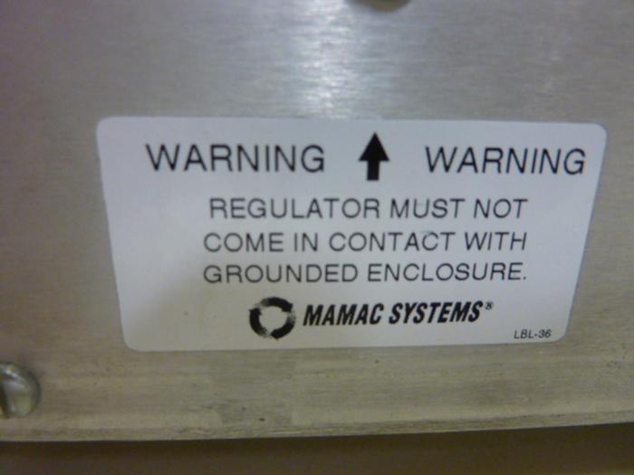 Used MAMAC SYSTEMS Power Supply PS-200-1-B-1-N #53383