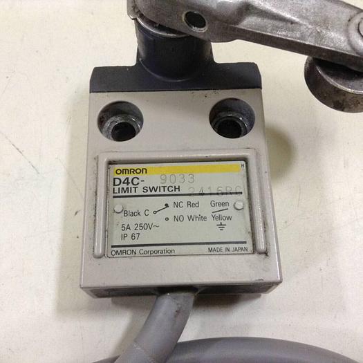 Used OMRON Limit Switch D4C-9033 #83663
