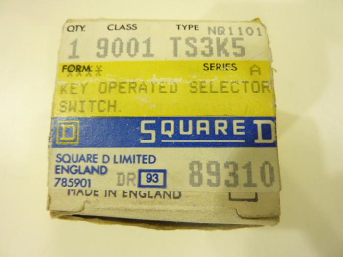 SQUARE D Selector Switch 9001-TS3K5 #43398