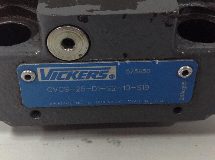 Used VICKERS Valve CVCS25D1S210S19 #89659