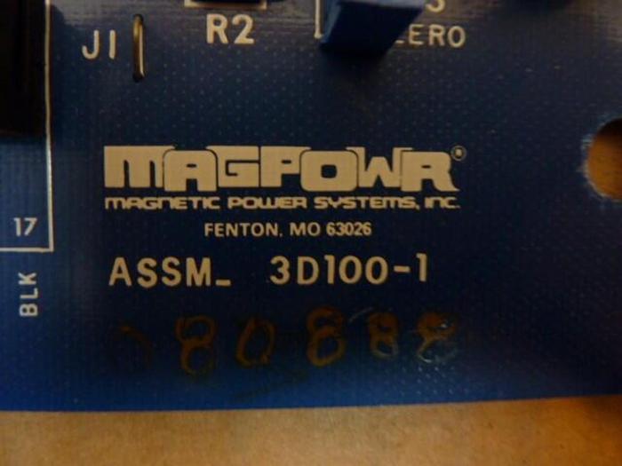 Used MAGNETIC POWER SYSTEMS Circuit Board 3D100-1 #22304