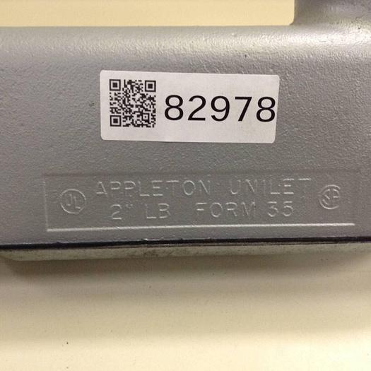 Used APPLETON Conduit Body Unilet FORM 35 #82978