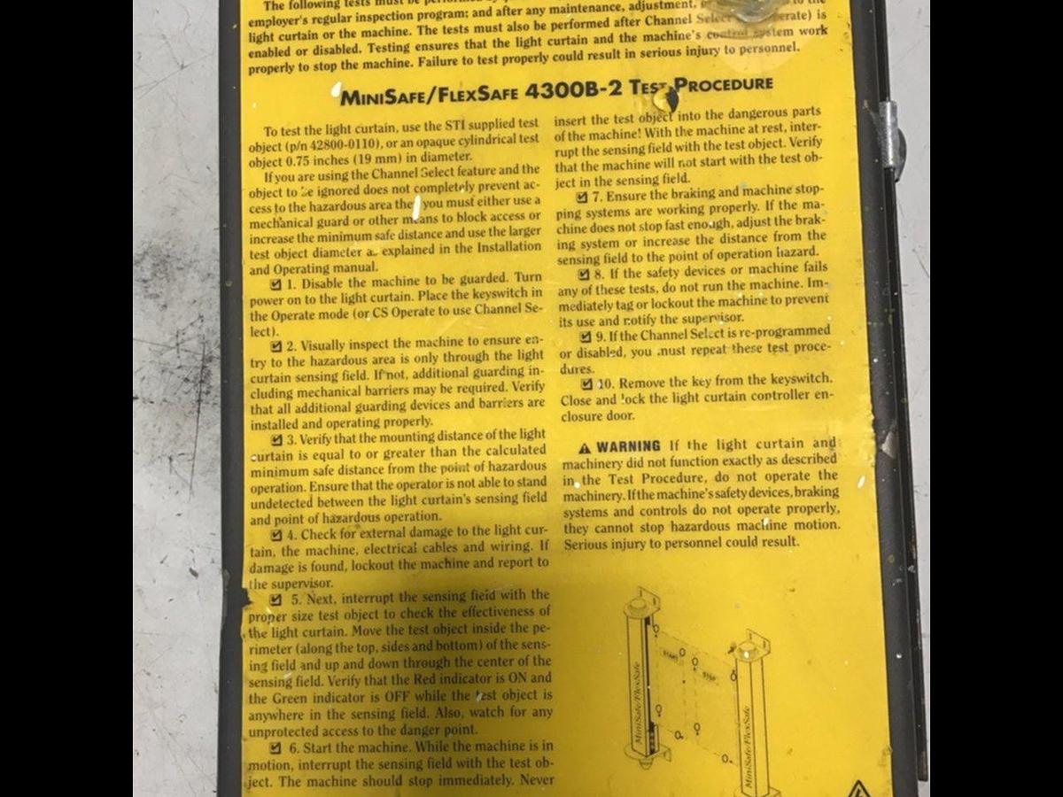 Used STI Safety Control Box 28333-0010 USED