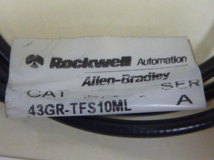 Used ALLEN BRADLEY Glass Fiber Optic Cable 43GR-TFS10ML SER A #62639
