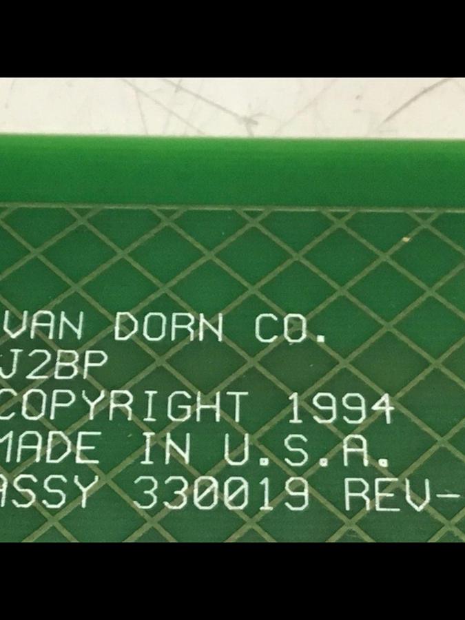Used VAN DORN Circuit Board 330019 PC330-019 330-019 Used