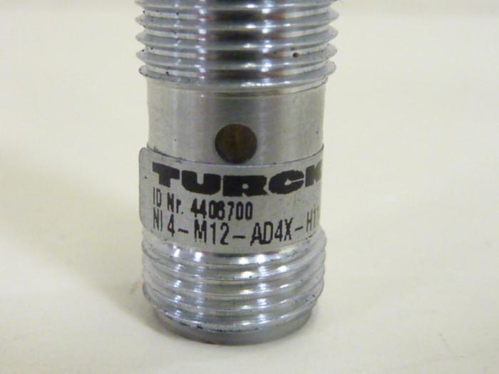 Used TURCK ELEKTRONIK Proximity Sensor NI4-M12-AD4X-H1141 #45387