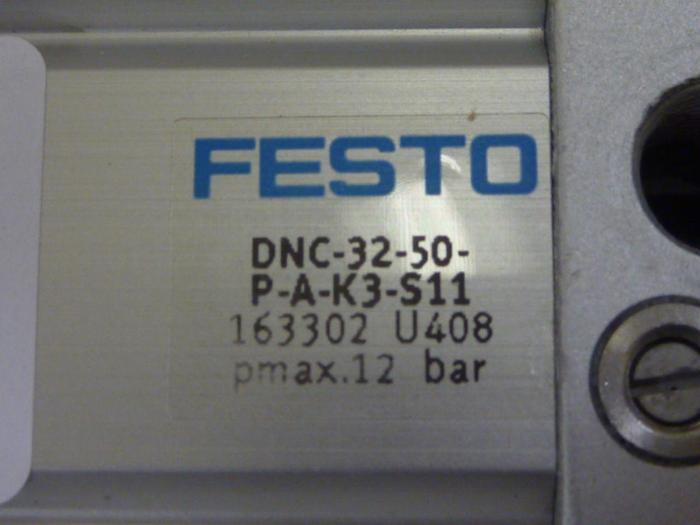 Used FESTO Cylinder DNC-32-50-P-A-K3-S11 #61079