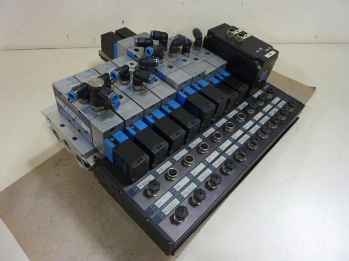 Used FESTO Control Block / Valve Terminal IFB8-02 #52831