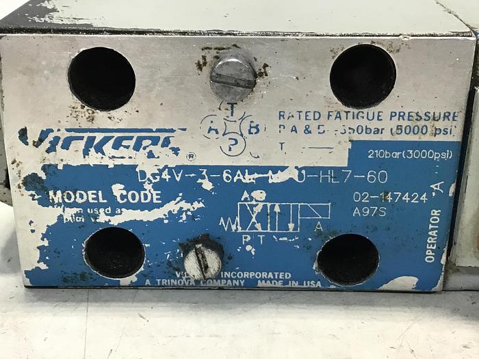 Used VICKERS DG4V-3-6A-M-U-HL7-60