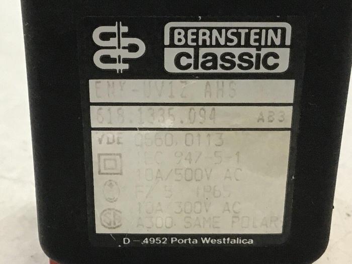 Used BERNSTEIN Limit Switch ENK-UV1Z AHS Used