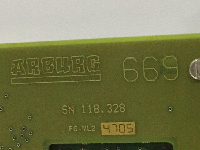 Used ARBURG Circuit Board ARB669 669 Used
