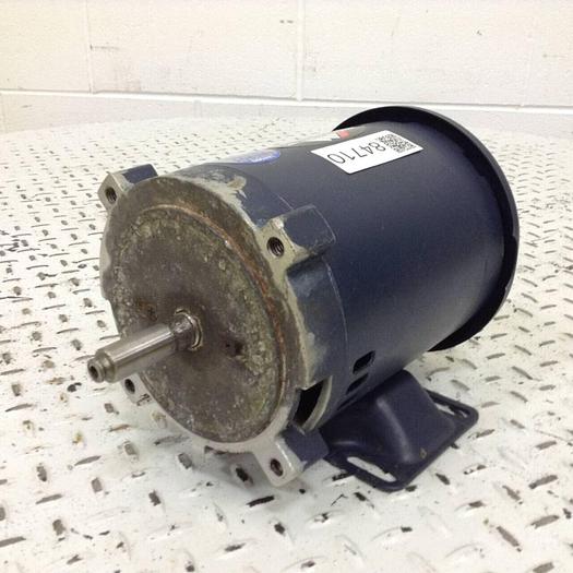 Used LEESON ELECTRIC CO 1/2 HP Motor C4T34DK8A #84710