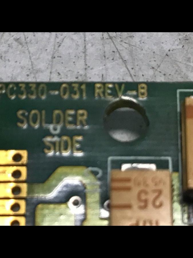 Used VAN DORN Sequencer Circuit Board PC330-029 330-029 #143094