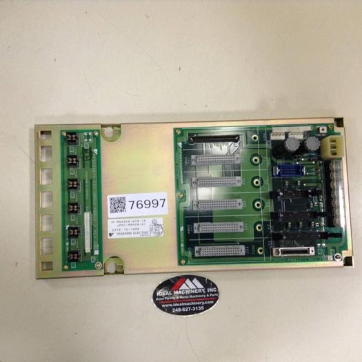 Used YASKAWA PC Board BackPlane Rack JZNC-MRK09-21 #76997