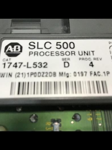 Used ALLEN BRADLEY 5/03 Processor Unit 1747-L532 SER D #141005