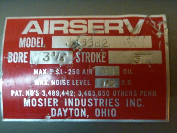 Used AIRSERV Cylinder J433B2 #32336