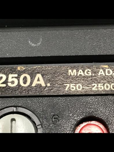 Used GENERAL ELECTRIC / GE 250 Amp Circuit Breaker TJJ436250WL #116835