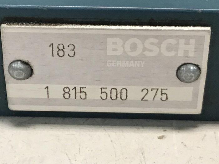 Used BOSCH Valve Block 1 815 500 275 #123332