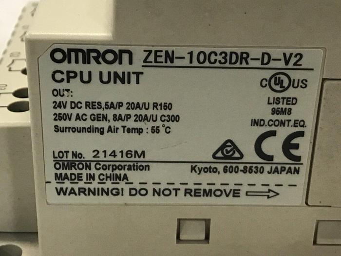 Used OMRON CPU Unit ZEN-10C3DR-D-V2 Used