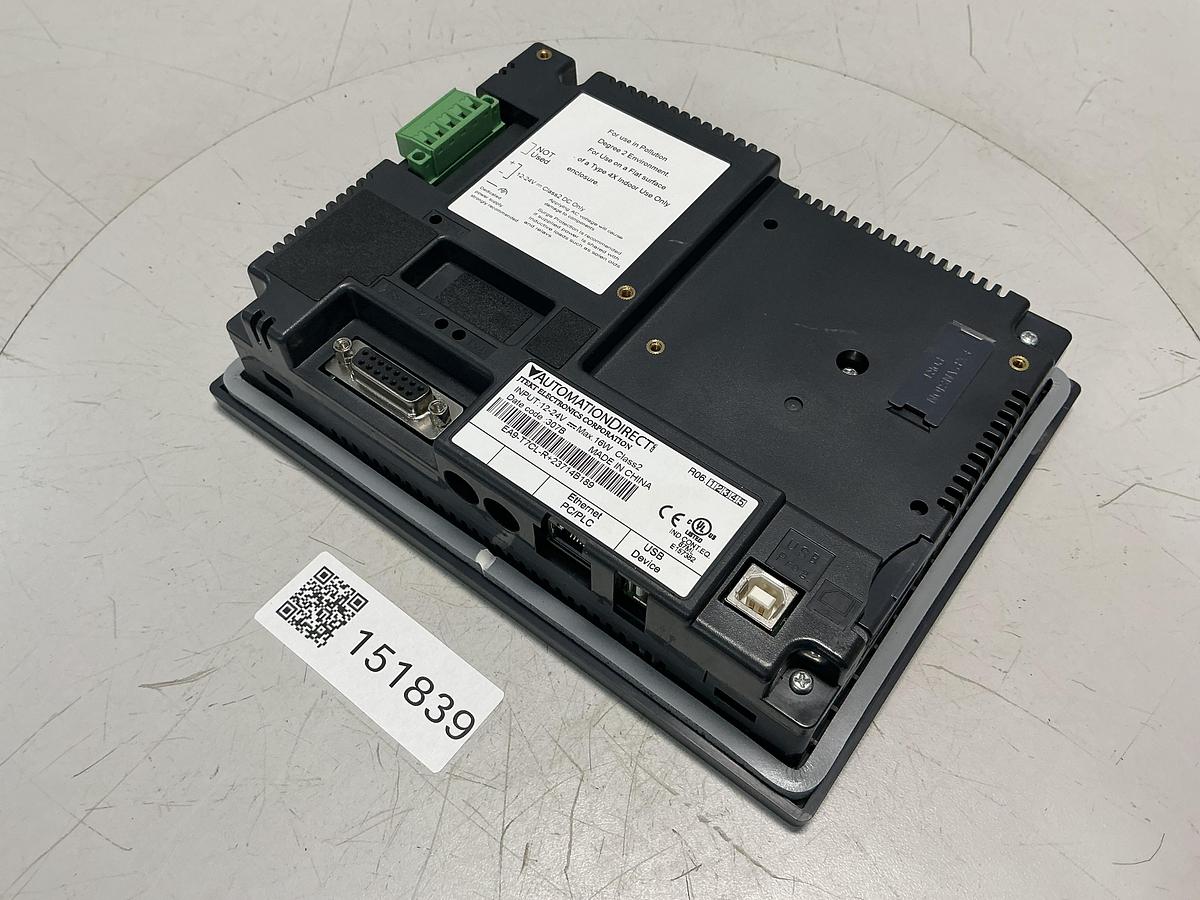 Used AUTOMATIONDIRECT EA9-T7CL-R+23714B189
