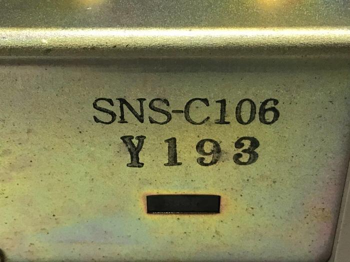 Used SAGINOMIYA SEISAKUSHO Pressure Sensor SNS-C106Y193 #125086