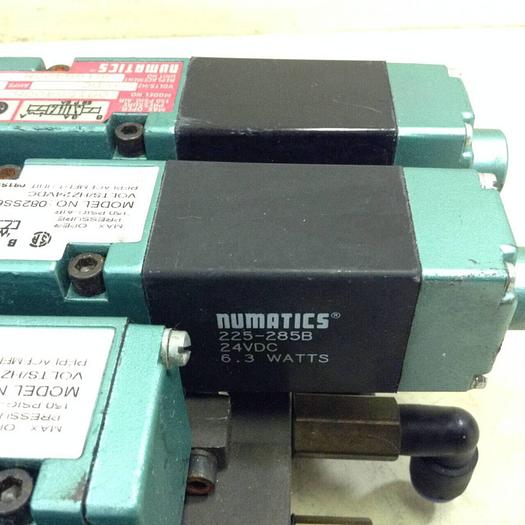 Used NUMATICS Control Block w/ Valves 082SS415M #80008