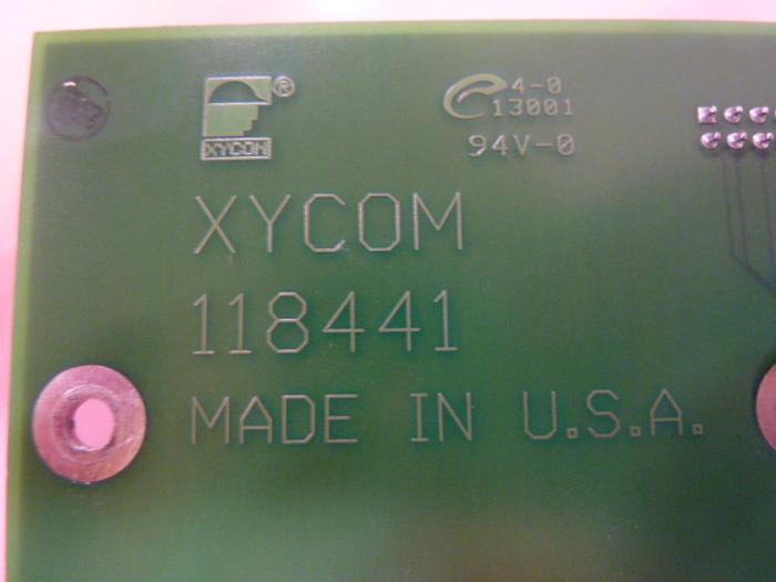 Used XYCOM Backplane Board 117190-001 #43667