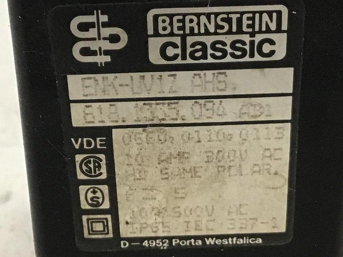 Used BERNSTEIN Limit Switch ENK-UV1Z AHS #121387