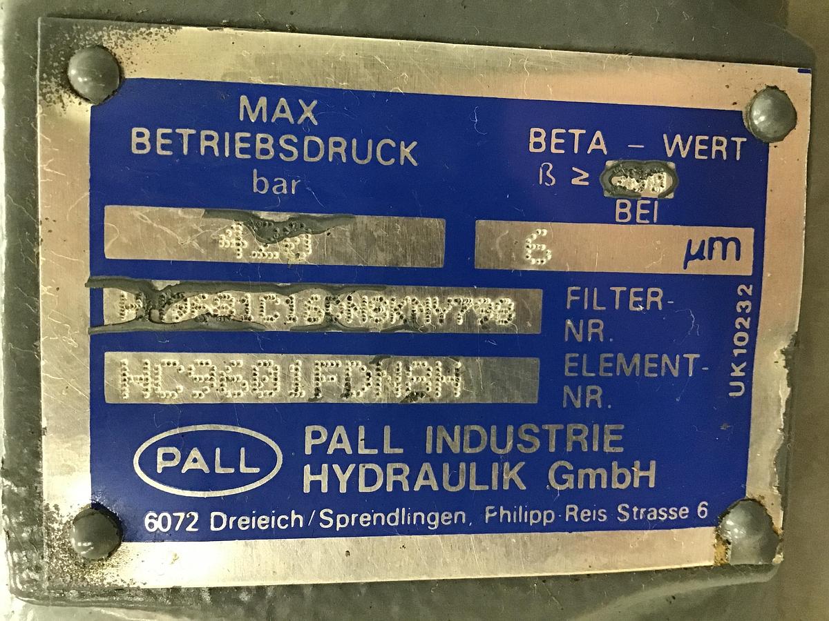 Used PALL HH9681C16DNSKNY798 Hydraulic Pump Used #142375