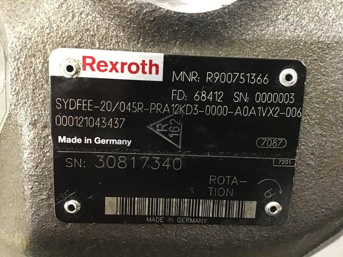Used REXROTH Hydraulic Pump SYDFEE-20/045R-PRA12KD3 Used