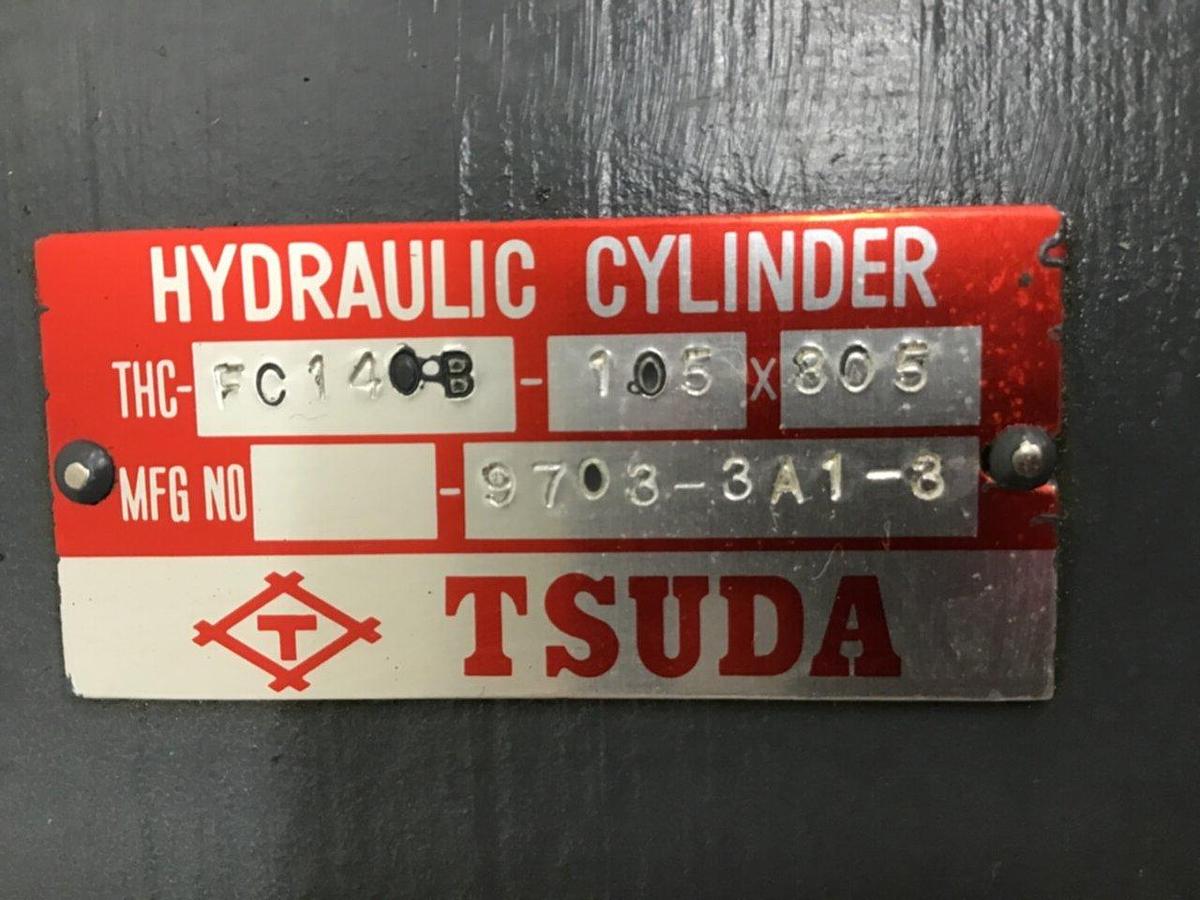 Used TSUDA Clamp Cylinder FC140-B-1.05X305 #133844