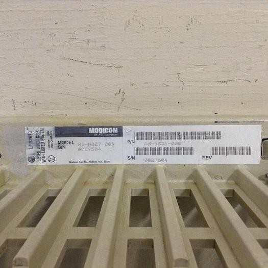 Used MODICON Slot Rack AS-H827-209 #83660