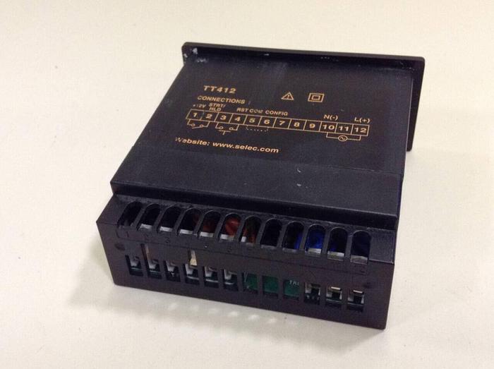 Used SELEC Totaliser Timer TT412 #86291