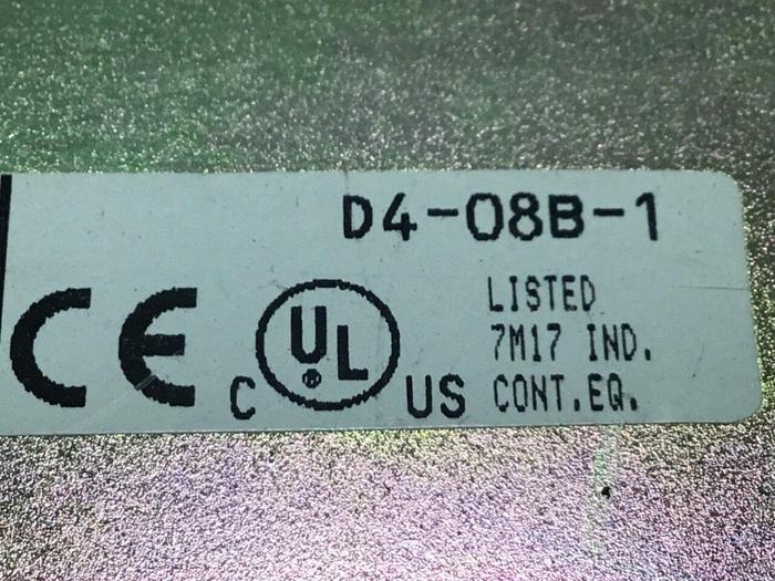 Used AUTOMATION DIRECT Expansion Base D4-08B-1 #115196