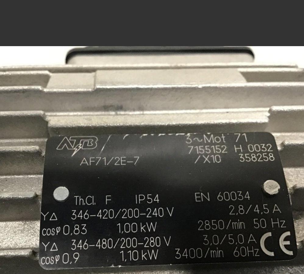 Used SYSKO CORPORATION Pump & 3 PH Motor CY-4281.0069 USED