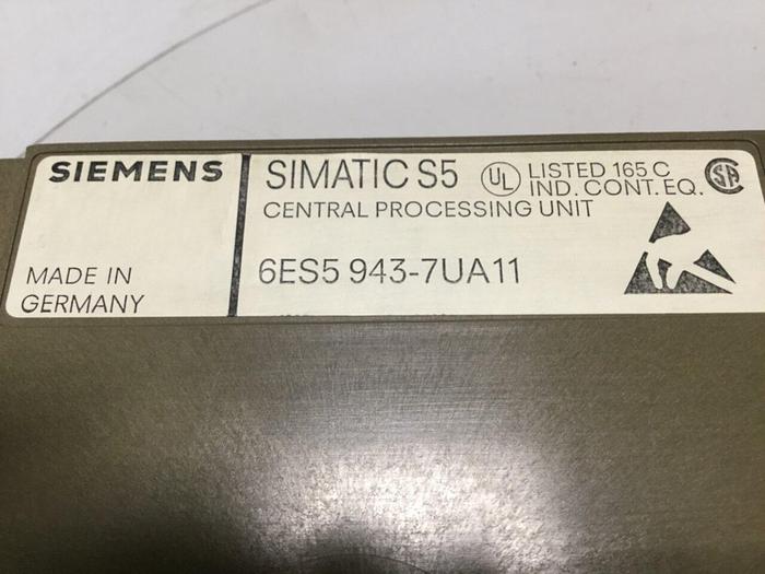 Used SIEMENS CPU Module 6ES5 943-7UA11 Used