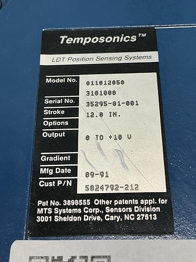 Used TEMPSONICS 0110120503101000