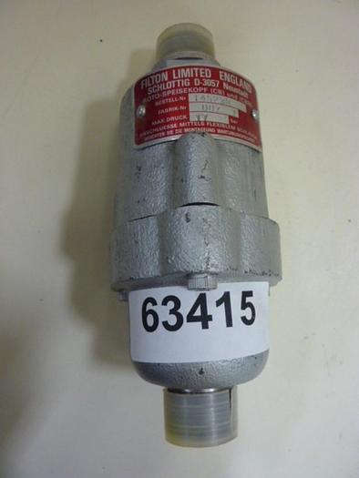 Used FILTRON LIMITED Rotary Union 14523R #63415